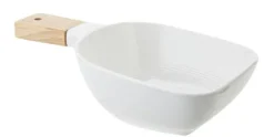 Aperoschaal met houten greep 23 cm x 14 cm Mito