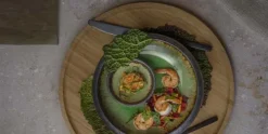 Aperoschaaltje op voet Fervido Green