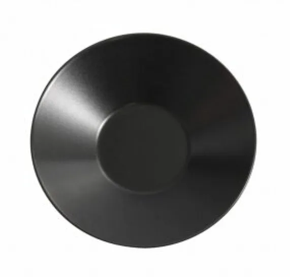 Asia Black diep bord mat zwart 23 cm
