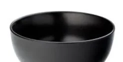 Asia Black kom mat zwart 12 cm
