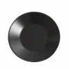 Asia Black plat bord mat zwart 21 cm