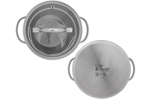 Aspergepan 16cm RVS met deksel Daily Cosy&Trendy