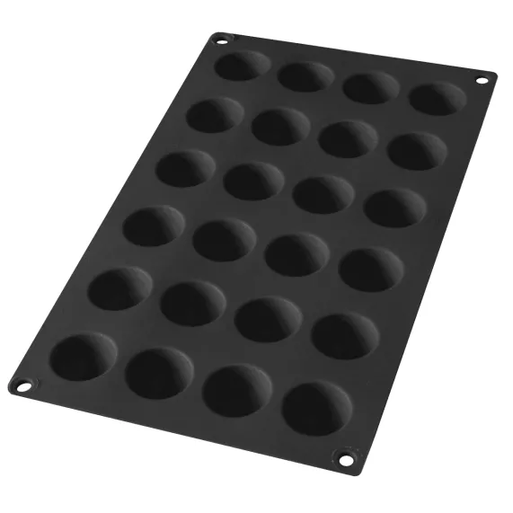 Bakvorm voor 24 Mini Halve Bollen Silicone Lékué