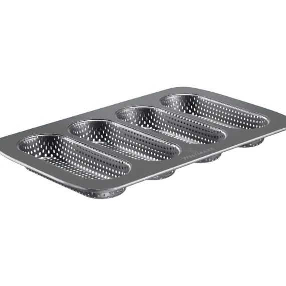 Bakvorm voor 4 Mini Stokbroden Westmark