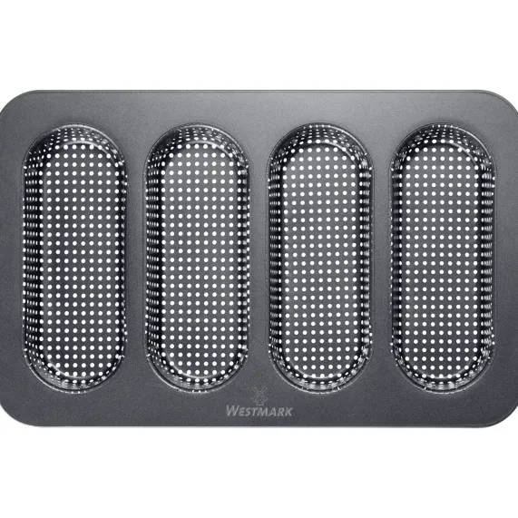 Bakvorm voor 4 Mini Stokbroden Westmark