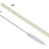 Bamboe rietjes 20 cm met borstel set van 20
