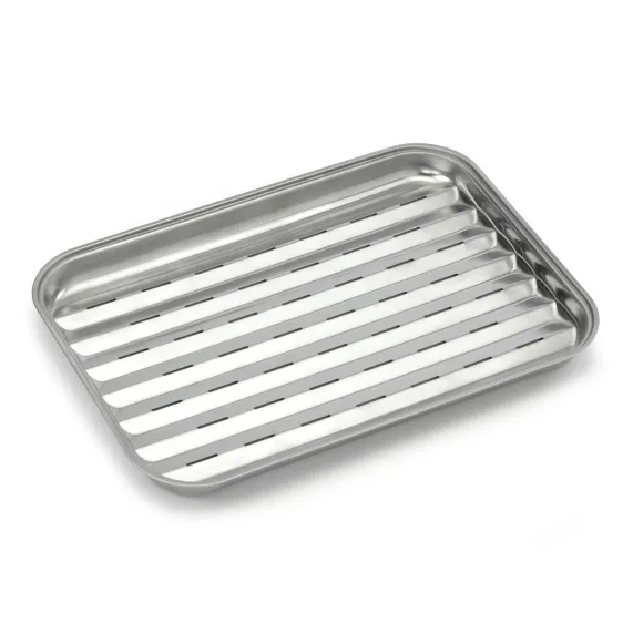 Barbecook herbruikbare grillpan RVS
