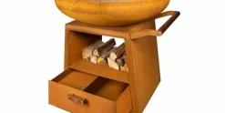 Barbecue Whitefire 94,5 cm Cortenstaal Roest