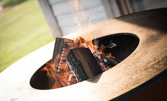 Barbecue Whitefire 102 cm Cortenstaal