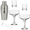 Barset voor martini cocktails 7-delig