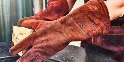 BBQ handschoenen leder Whitefire