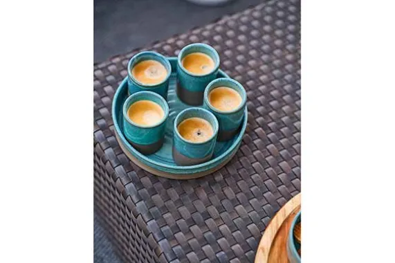 Beker 17 cl Basalt Ocean Green