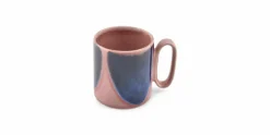 Beker 39cl roze/blauw Paint