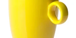 Beker met oor 23 cl geel Bart Maastricht Colour Cafe