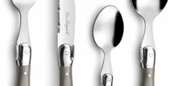 Bestekset 24 delig Lou Laguiole taupe
