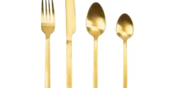 Bestekset 24-delig Retro goud
