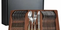 Bestekset in koffer 72-delig Antique Dutch Gold