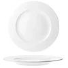 Bord plat Rings 27 cm Wit
