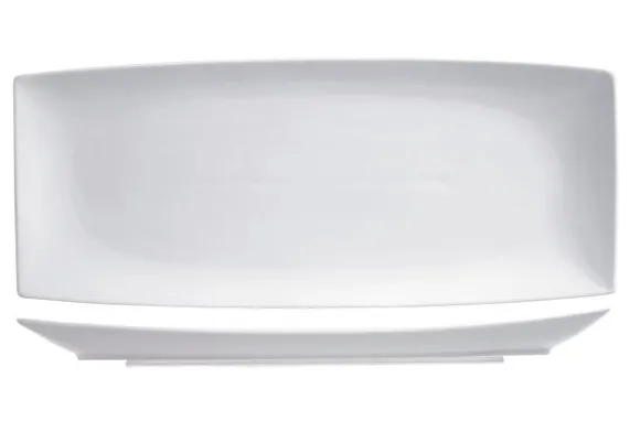 Bord rechthoekig Avantgarde 37 cm wit