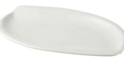 Bord 28x19 cm leaf White Delight Palmer