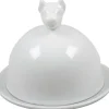 Boterklokje 9,5 cm porselein