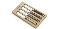 Botermessen set 4 delig in geschenkbox Lou Laguiole