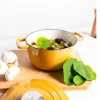 Braadpan gietijzer 20 cm geel Fontestic