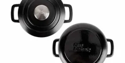 Braadpan gietijzer 20 cm zwart Fontestic