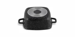 Braadpan Keramische Coating 22 cm Zwart Vierkant Edënbërg Black Line