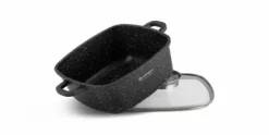 Braadpan Keramische Coating 22 cm Zwart Vierkant Edënbërg Black Line