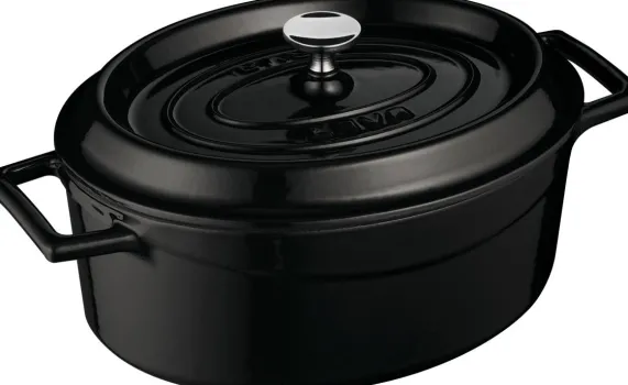 Braadpan mini gietijzer ovaal 0,42 liter Lava Cooking