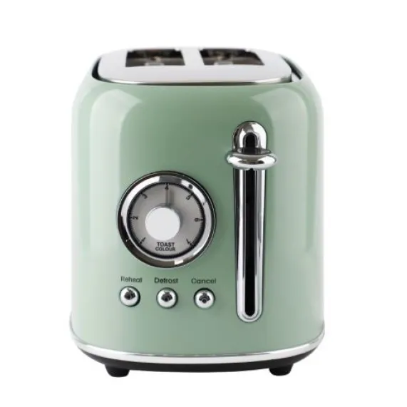 Broodrooster Retro Groen Emerio