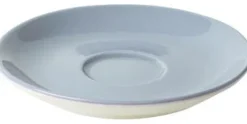 Cappuccino schotel 15,5 cm licht blauw Bart Maastricht Porselein Colour Cafe