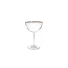 Champagne coupe 35 cl Elegance gouden rand