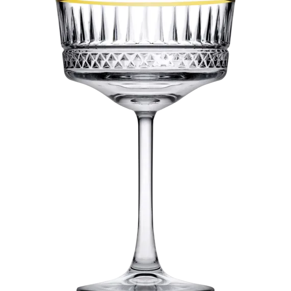 Champagne coupe 26 cl Elysia gouden rand