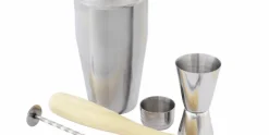 Cocktailset 4-delig RVS