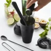 Cocktailset 8-delig RVS Mat Zwart