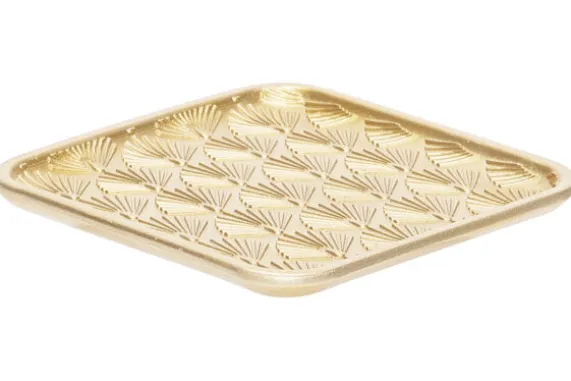 Dienblad 16,5 cm Pauw goud