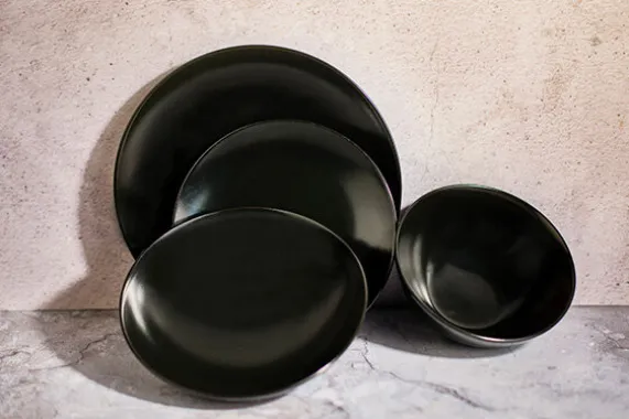 Diep bord 21 cm Venus Black