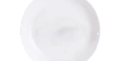 Diep bordje 20 cm Diwali marmer wit
