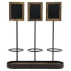 Display voor 3 flessen met krijtbord