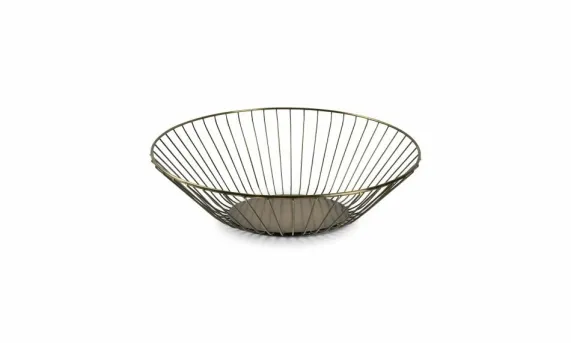 Draadmand 33 cm goud Loft