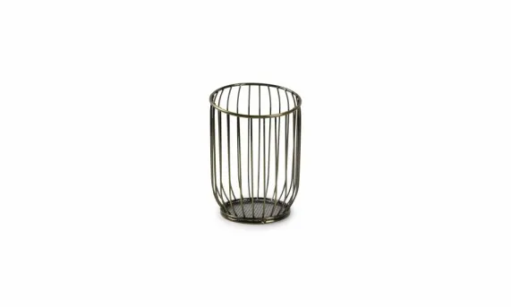 Draadmand 12 cm goud Loft