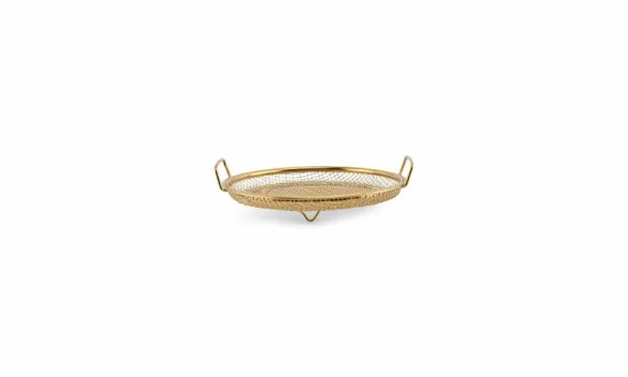 Draadmand 19,5 cm goud Serve
