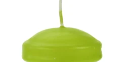Drijfkaars Kiwigroen - Set van 10 stuks