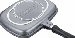 Dubbele grillpan 28 cm