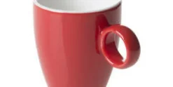 Espressokop 6,5 cl rood Bart Maastricht Porselein Colour Cafe