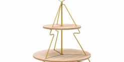 Etagere rond hout