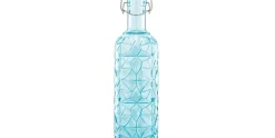 Fles 1 liter capsule Oriente aqua blauw
