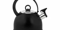 Fluitketel 1,7 L RVS met handvat Zwart